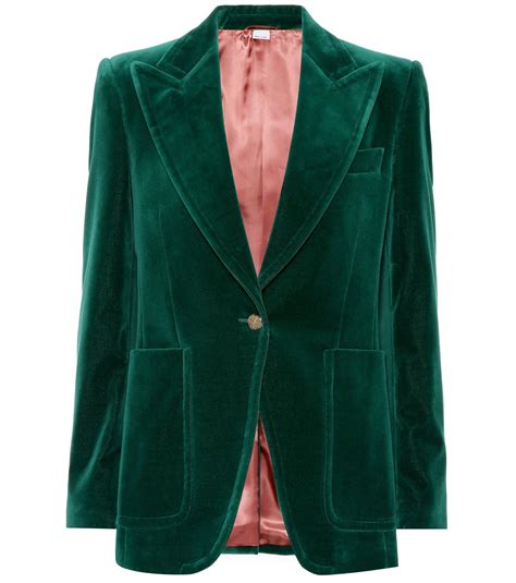 green gucci blazer